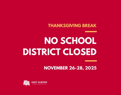 Thanksgiving Break Reminder: No School, District Closed
