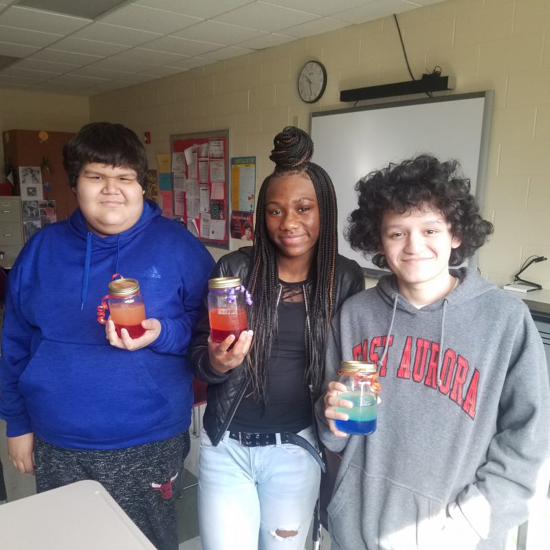 Students Make Lava Lamps